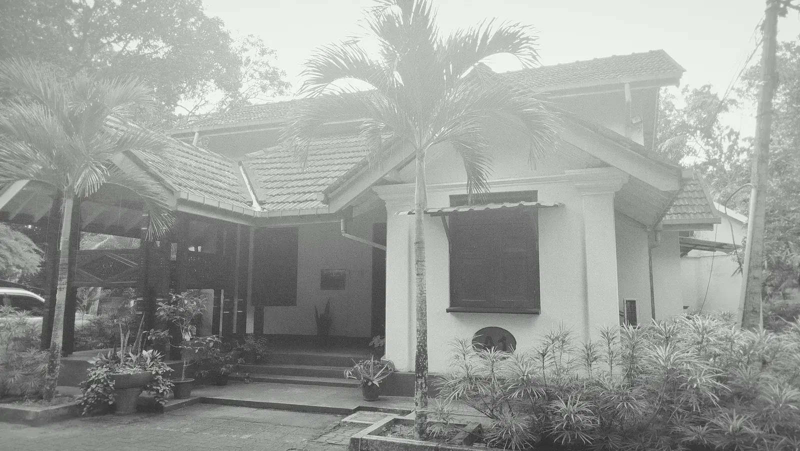 The Memorial Building in Monochrome