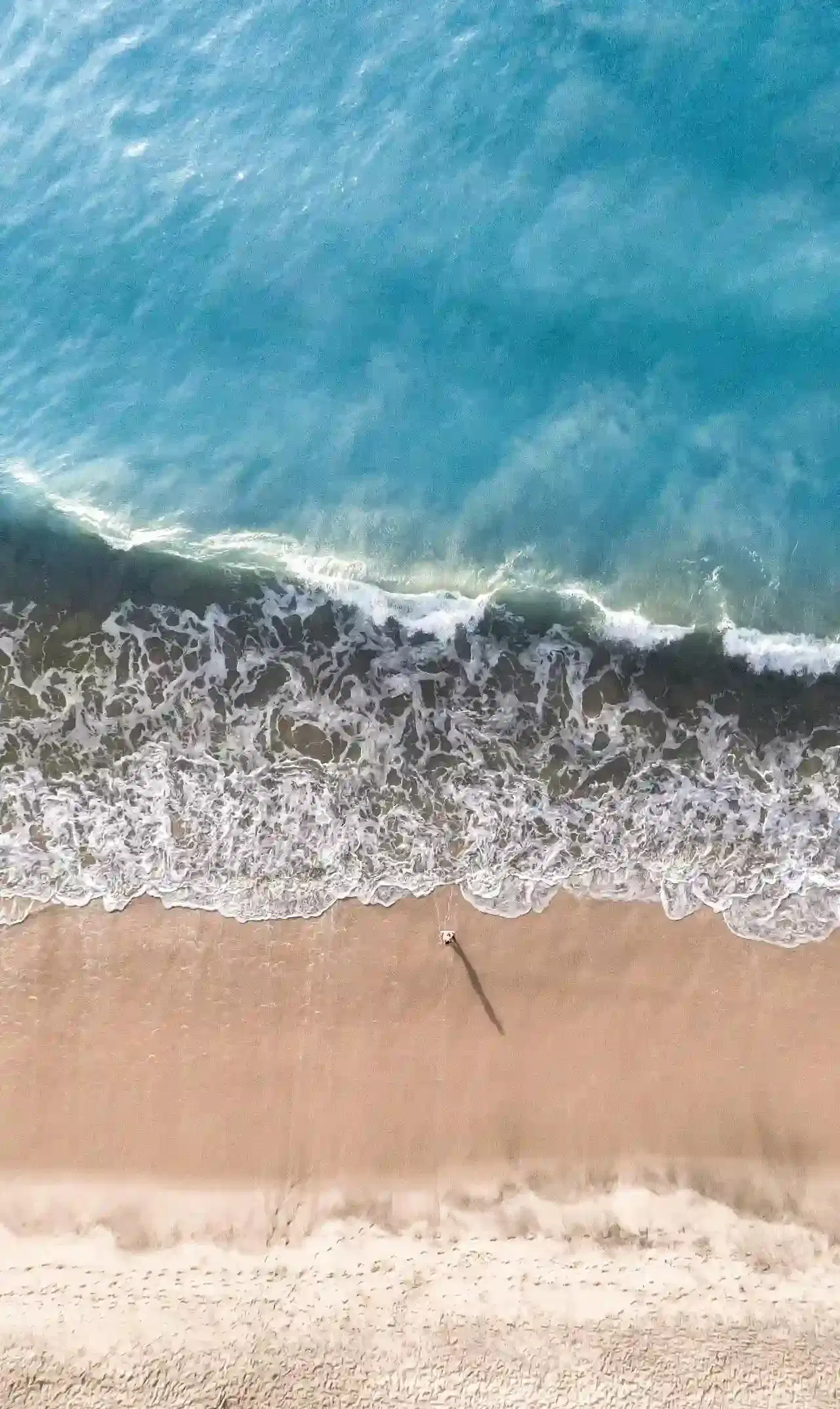 Aerial View of Arugam Bay Shoreline