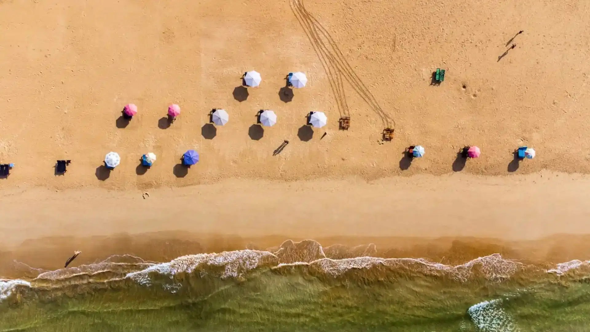 Aerial View of Bentota Beachfront