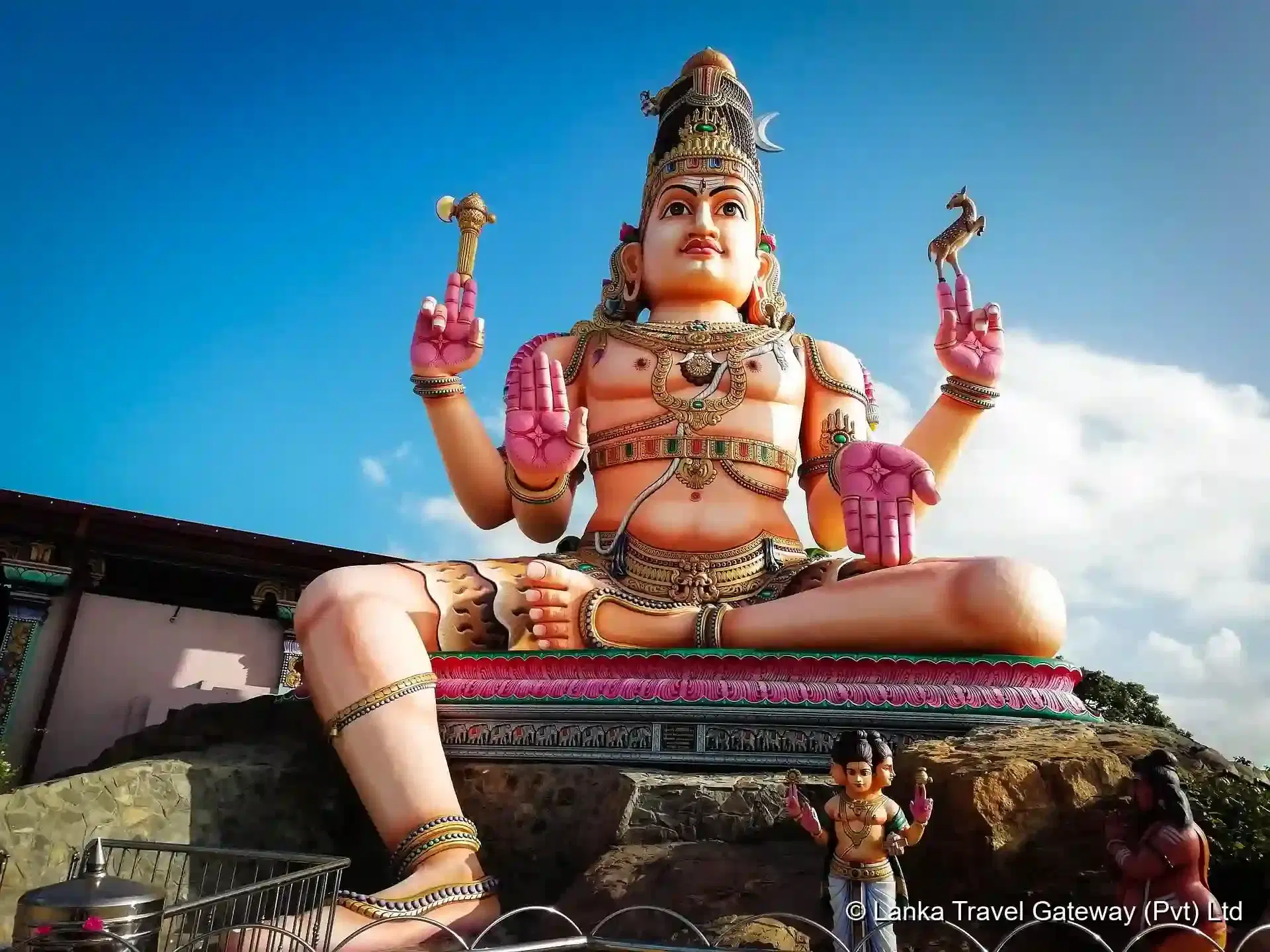 Sacred Murugan Statue at Salli Kandaswamy Temple