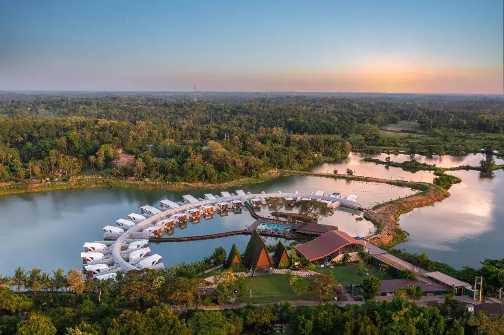 Bolagala Agro Floating Resort Aerial View
