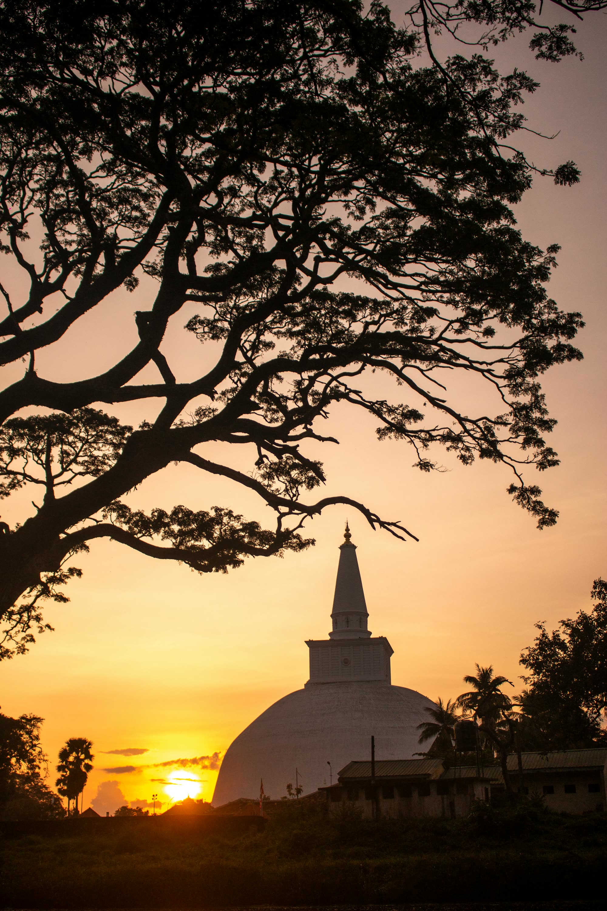 Golden Sunset Over Anuradhapura