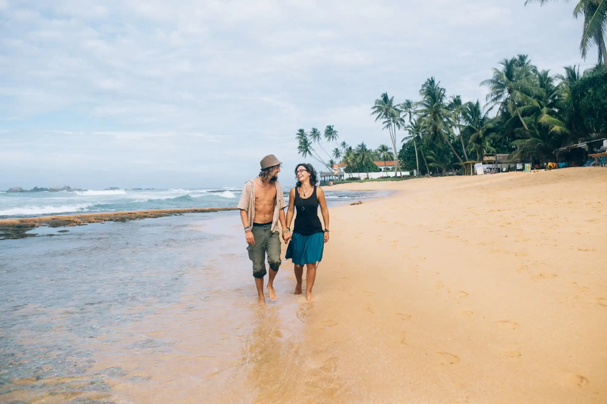 Relaxing at Bentota Beach