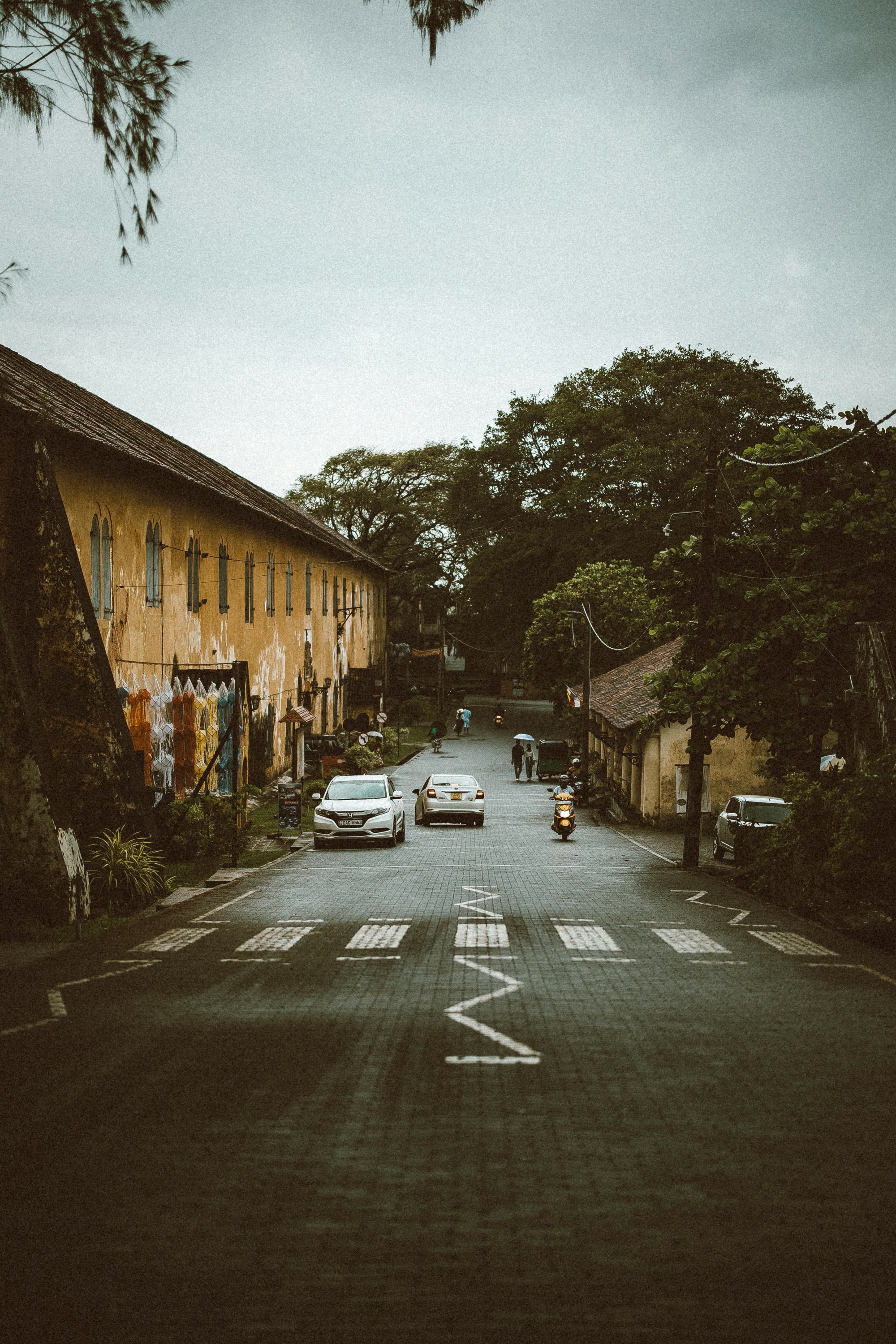Historic Street Inside Galle Fort