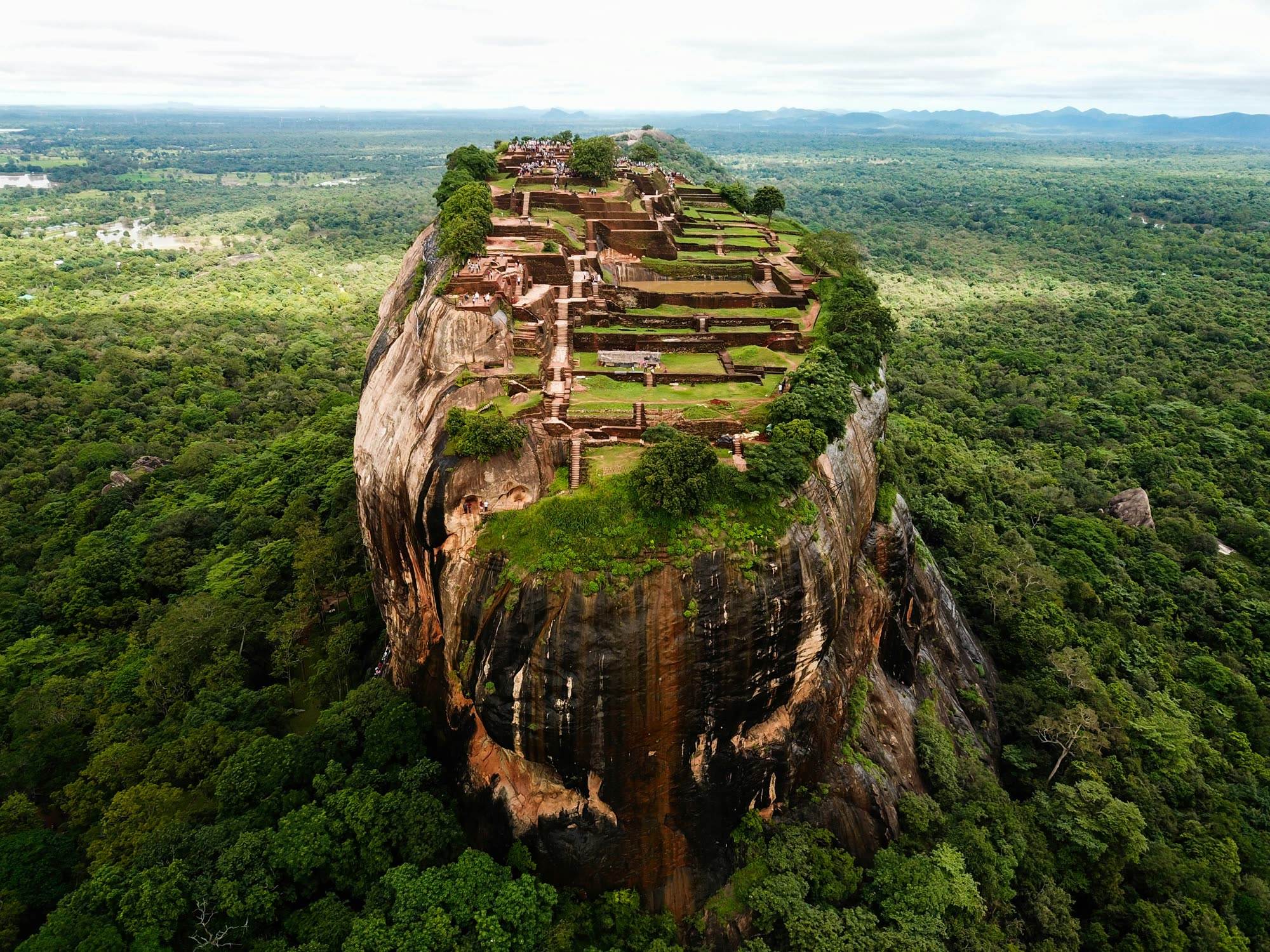 Summit of Sigiriya Rock Fortress
