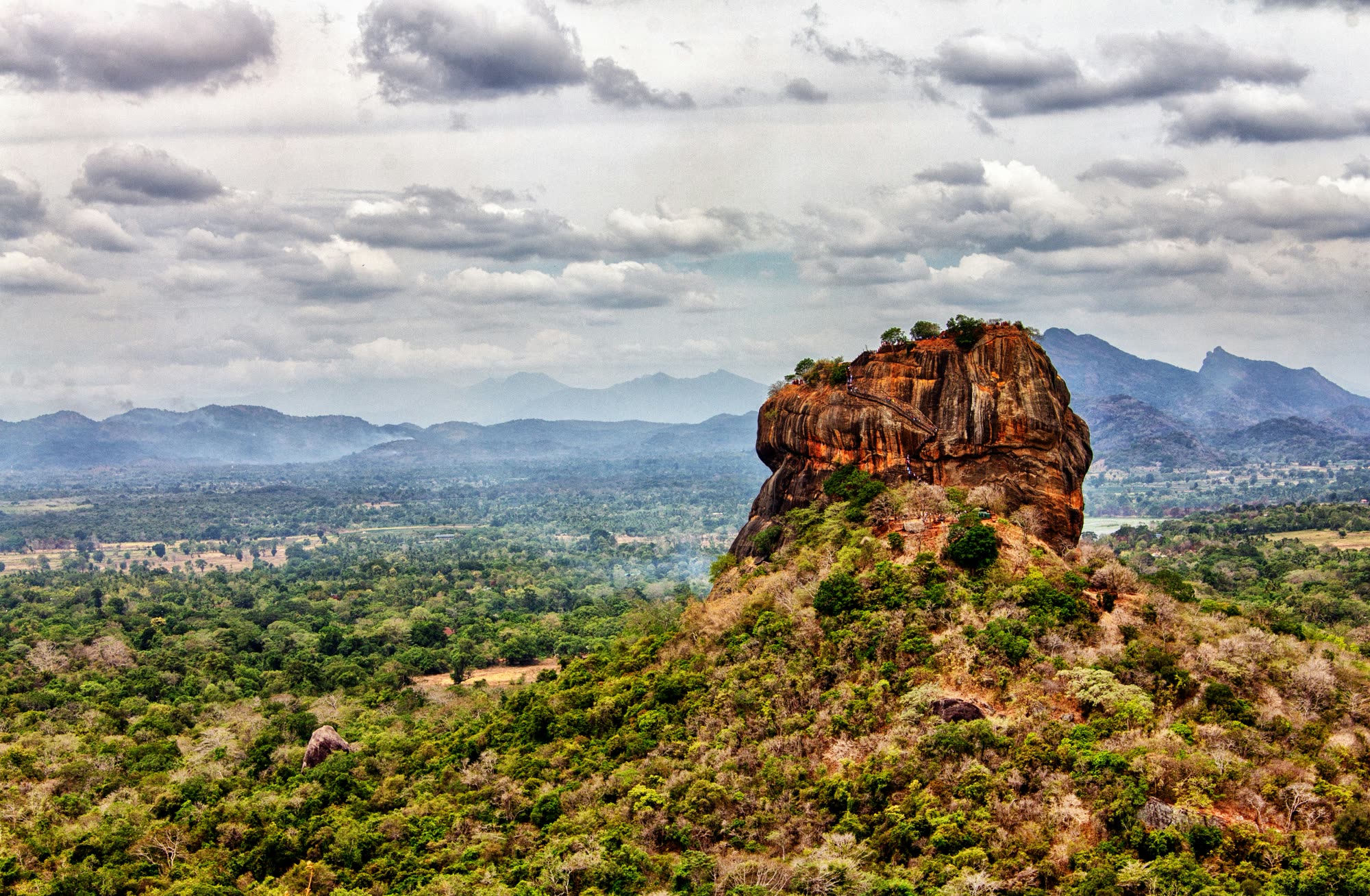 Sigiriya Under the Clouds