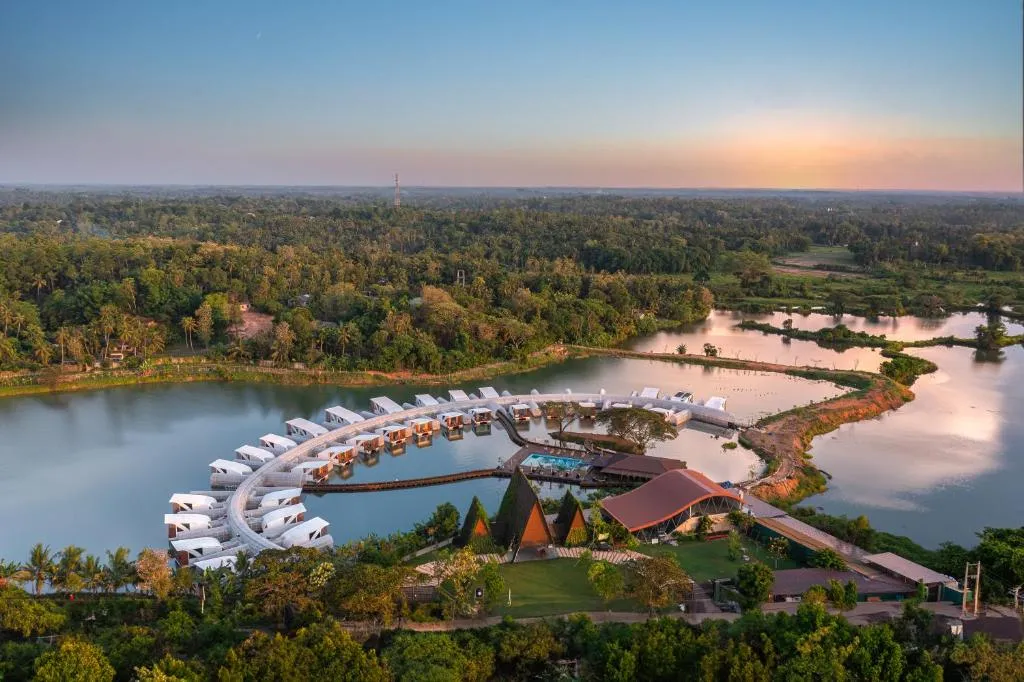 Bolagala Agro Floating Resort Aerial View